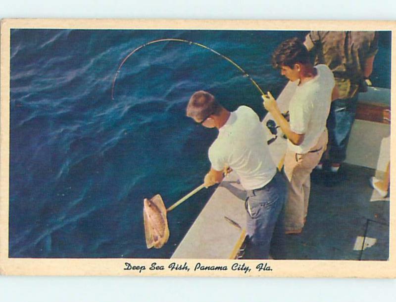 Unused Pre-1980 DEEP SEA FISHING Panama City Florida FL hn0627