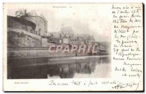 Old Postcard Mayenne Quai Carnot