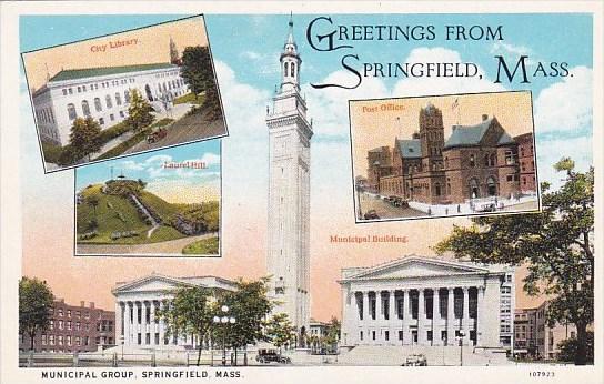 Massachusetts Springfield Greetings From Springfield