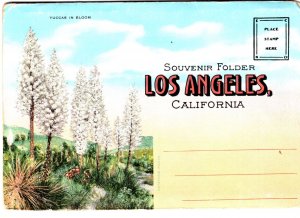 Los Angeles California, Souvenir Folder 18 Views, Olympic Stadium, Studio etc
