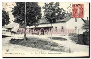 Postcard Old Camp De Chalons Handling Millitaire