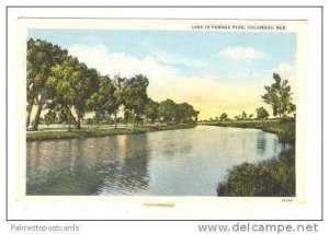 Lake In Pawnee Park, Columbus, Nebraska, 30-40s