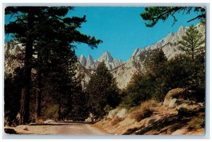 1960 Mount Whitney Death Valley Mountain California CA Vintage Antique Postcard