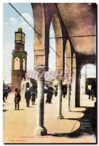 Old Postcard Casablanca Morocco Arches in the Kissatta