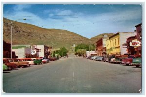 1956 Main Street Anco Idaho ID Drugstore Hotel Vintage Posted Postcard