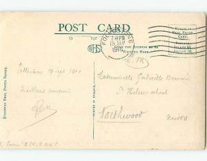 old rppc TWO HOTELS Folkestone - Kent - North Downs - England UK HM1690