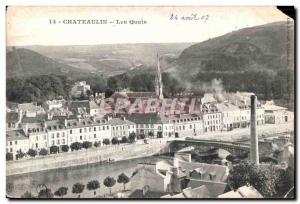 Chateaulin - Quays - Old Postcard