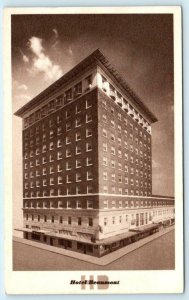 BEAUMONT, Texas TX  Roadside HOTEL BEAUMONT Jefferson County  Postcard