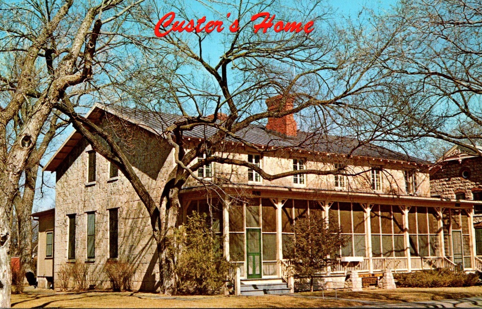 Kansas Fort Riley Custer's Home 1969 United States Kansas Other