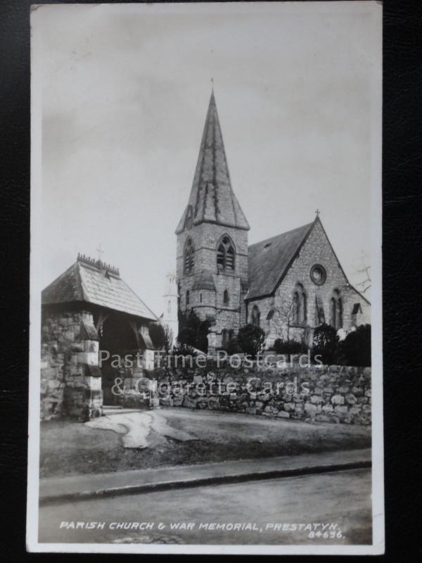 C1933 - PRESTATYN - paroisse église & War Memorial