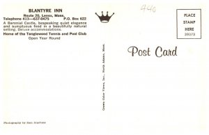 Massachusetts  Lenox , Blantyre Inn , Poolside