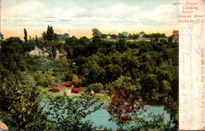 New York Rochester Brewer's Landing Lower Genesee River 1906