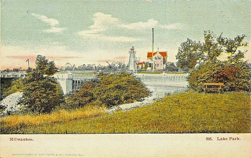 MILWAUKEE WISCONSIN~LAKE PARK~1900s POSTCARD 