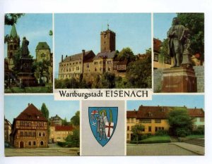 239216 GERMANY EISENACH WARTBURG old collage postcard