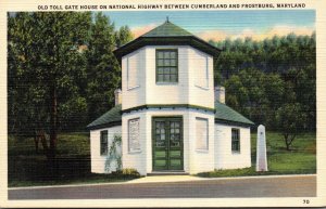 Maryland Old Toll Gate On National Highway Between Cumberland and Frostburg