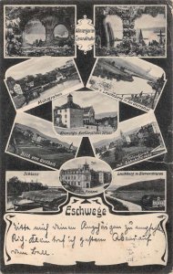 Eschwege Germany Buildings Multiview Vintage Postcard AA62284