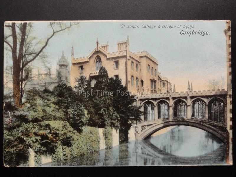 Cambridge: St. John's College & Bridge of Sighs c1904 by The Wrench Series 11330