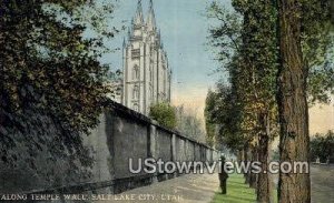 Temple Wall - Salt Lake City, Utah UT  