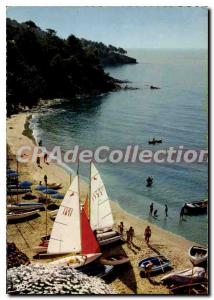 Modern Postcard La Cote D'Azur Var Var Rayol Beach