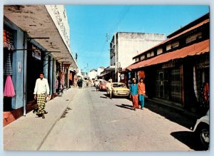 Mombasa County Kenya Postcard Biashara Street Mombasa c1950's Vintage