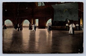 J89/ Chester Rock Springs Park West Virginia Postcard c1910 Interio Dance 282