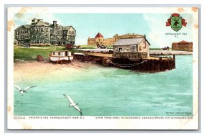 Green's Inn Narragansett Rhode Island RI UNP Detroit Publishing DB Postcard E17