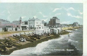 Sussex Postcard - Beach and Promenade - Bognor - Ref 12690A