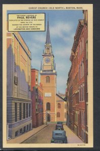 America Postcard - Christ Church (Old North), Boston, Massachusetts  T10146