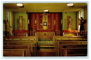 House Chapel Salvatorian Fathers Gary Indiana IN Vintage Unposted Postcard 