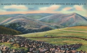 Vintage Postcard Northern Peaks Cog Railway Mt. Washington White Mountains NH