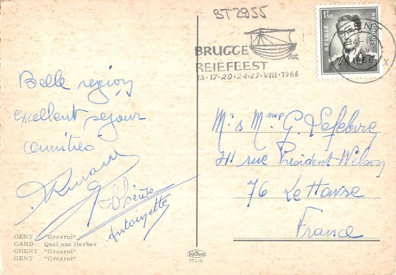 BT2955 Gent Gand quai aux Herbes       Belgium