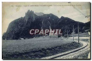 Postcard Old Line Dauphine Grenoble in Villars de Lans