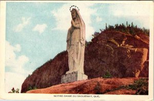 Postcard MONUMENT SCENE Saguenay Quebec QC AK5792