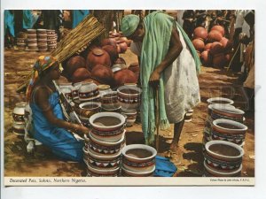 464517 Nigeria Decorated Pots Sokoto Old postcard