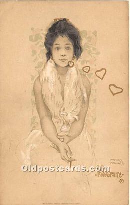 La Favorite I Edit. E Storch Vienne. VT. Artist Raphael Kirchner Unused minim...