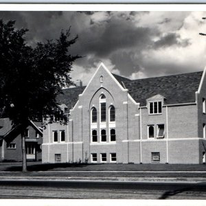 1960 Minnesota Church RPPC Real Photo Postcard St Paul Mental Health Cancel A65