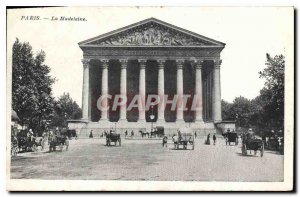 Old Postcard Paris La Madeleine