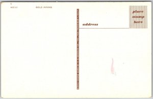 Gold Mining Area Station House Mountain Postcard