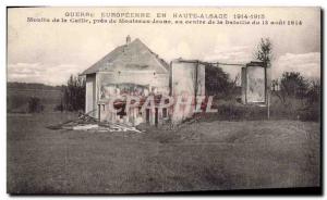 Old Postcard War Europeenne In Upper Alsace Mill quail near Montreux Jeune Army