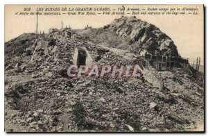 Postcard Ancient Ruins of the Great War Militaria viel Armand