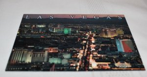 Las Vegas View of the Strip Nevada Postcard Gunnar Kullenberg 1997