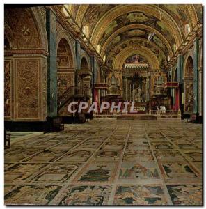 Postcard Modern Malta Interior of St John & # 39s