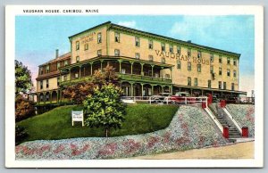 Vaughan House  Caribou  Maine    Postcard