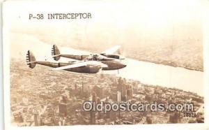 P38 Interceptor 1943 Missing Stamp 