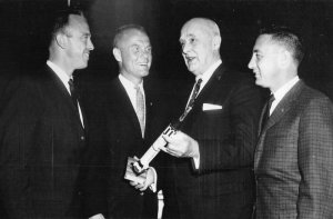 Washington DC Astronauts Shepard Glen Grissom Real Photo Postcard AA109431