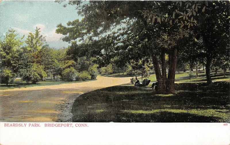 Bridgeport Connecticut c1906 Postcard Beardsly Park