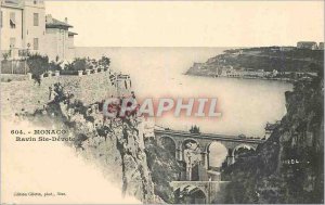 Postcard Old MONACO Ravine St. D�vote