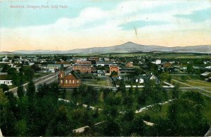 Postcard C-1909 AYPE Seal Oregon Medford Birdseye City Park Portland OR24-3062