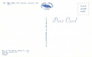 Vintage Postcard Blue Hole Port Antonio Jamaica The Novelty Trading Co. Pub. 