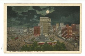 OH - Cleveland. Public Square looking  East by Night